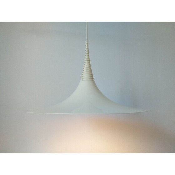 Image 1 of Midcentury Semi Pendelleuchte, Dänemark, 1970er Jahre