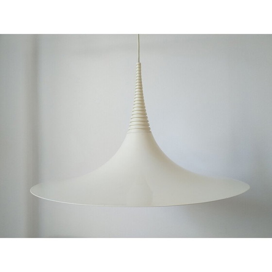 Image 1 of Midcentury Semi Pendelleuchte, Dänemark, 1970er Jahre