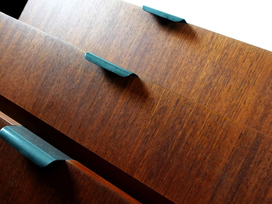 Image 1 of 2 x DHS-20 Anrichte Teak herbert hirche holzäpfel KG 50er Jahre