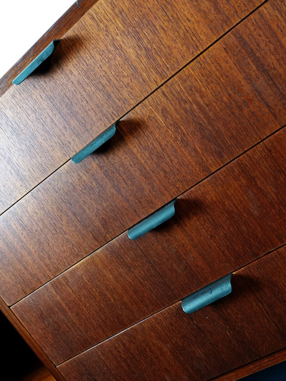 Image 1 of 2 x DHS-20 Anrichte Teak herbert hirche holzäpfel KG 50er Jahre