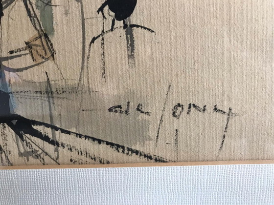 Image 1 of Malen fröhlicher Platz in der Stadt