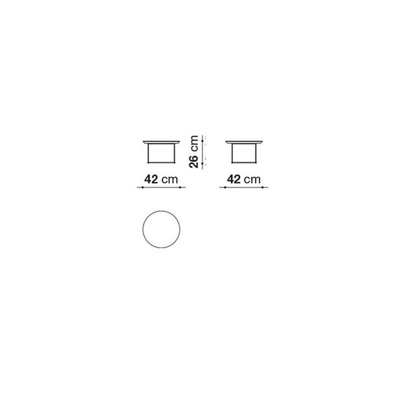 Image 1 of 2x B&B Italia Fat Fat Couchtisch