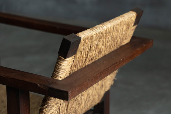 Image 1 of Rustikaler, modernistischer Sessel, Frankreich