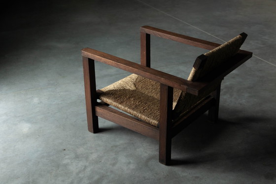 Image 1 of Rustikaler, modernistischer Sessel, Frankreich