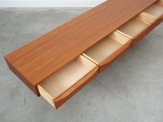 Image 1 of Teakholz-Lowboard, Dänisches Design, 1970er Jahre, Produktion: Dänemark