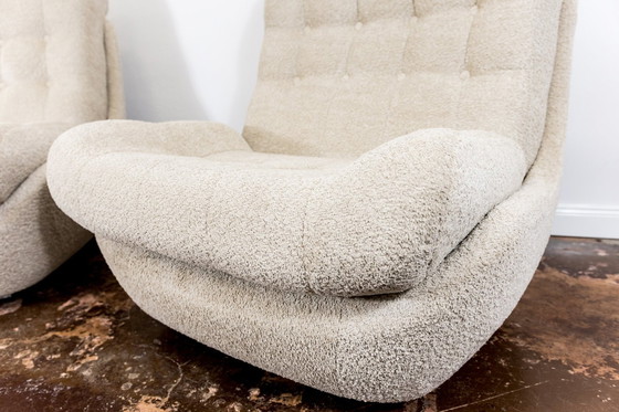 Image 1 of Space Age, Atlantis Lounge Chairs, Ehemalige Tschechoslowakei, 1970er Jahre, Satz von 2