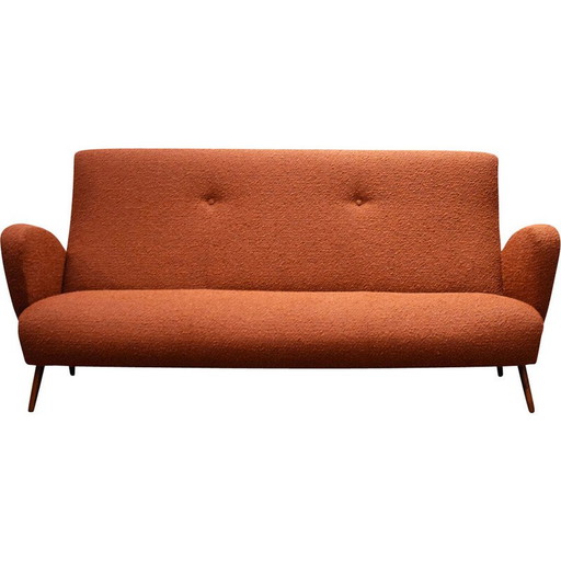 Mid Century Italienisches Dreisitzer-Sofa, 1950er Jahre