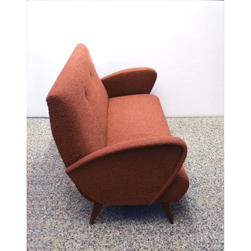 Mid Century Italienisches Dreisitzer-Sofa, 1950er Jahre