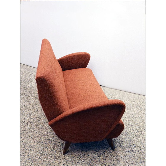 Image 1 of Mid Century Italienisches Dreisitzer-Sofa, 1950er Jahre