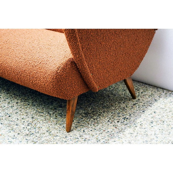 Image 1 of Mid Century Italienisches Dreisitzer-Sofa, 1950er Jahre