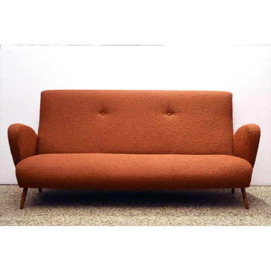 Image 1 of Mid Century Italienisches Dreisitzer-Sofa, 1950er Jahre