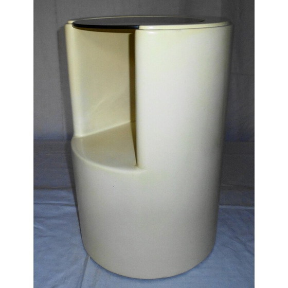 Image 1 of Zylindrischer Nachttisch aus Fiberglas, 1960