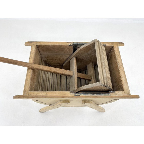 Image 1 of Alte hölzerne Waschmaschine, 1900er Jahre