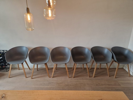 Image 1 of 6x Hay AAC 22 Stuhl