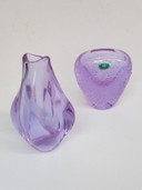Böhmische Glasvasen von Miroslav Klinger, 1960er Jahre