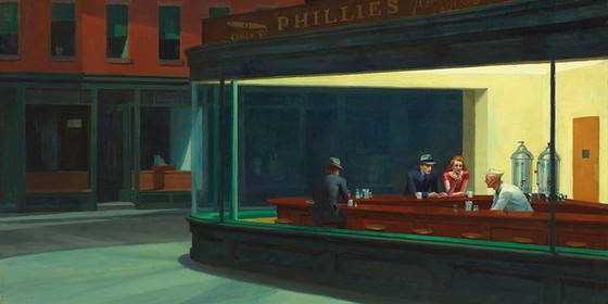 Image 1 of Edward Hopper----Nighthawks