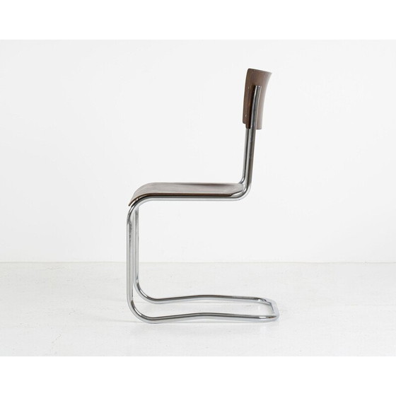 Image 1 of Paar vintage S43 Freischwinger von Mart Stam für Thonet 1940er Jahre