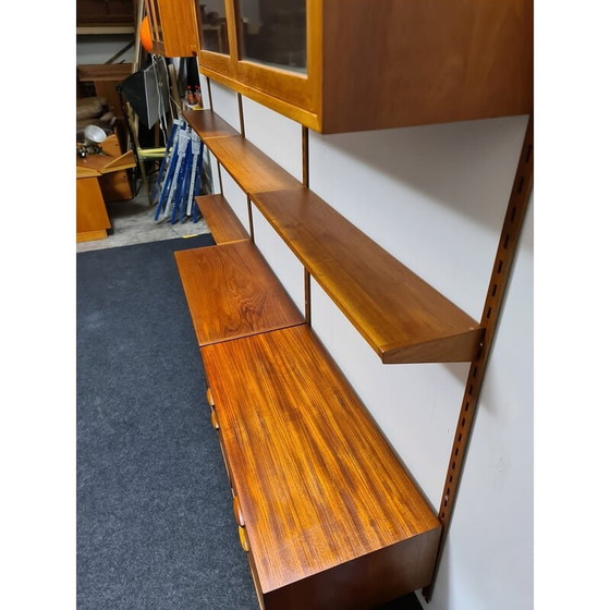 Image 1 of Vintage-Wandschrank aus Teakholz von Kai Kristiansen