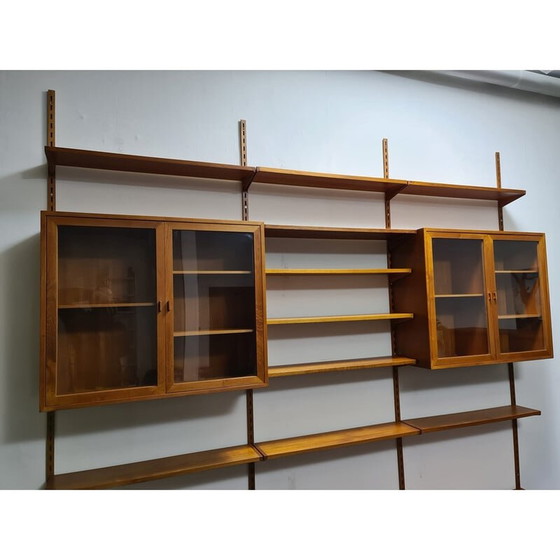 Image 1 of Vintage-Wandschrank aus Teakholz von Kai Kristiansen