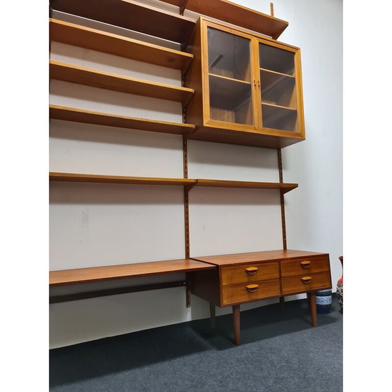 Image 1 of Vintage-Wandschrank aus Teakholz von Kai Kristiansen