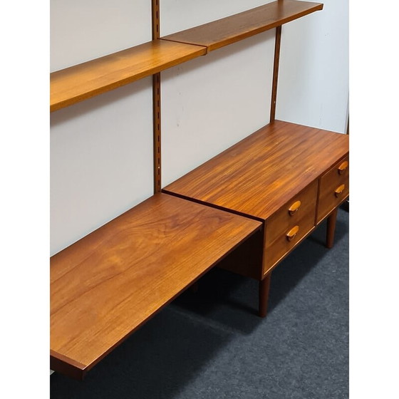 Image 1 of Vintage-Wandschrank aus Teakholz von Kai Kristiansen