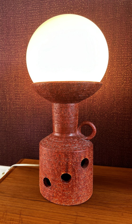 Image 1 of Vintage-Keramik-Tischlampe