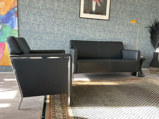 Image 1 of Ledersitzgruppe Moroso Steel