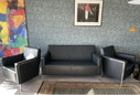 Ledersitzgruppe Moroso Steel