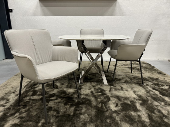 Image 1 of B&B Italia Maxalto Pathos Esstisch Marmor 110