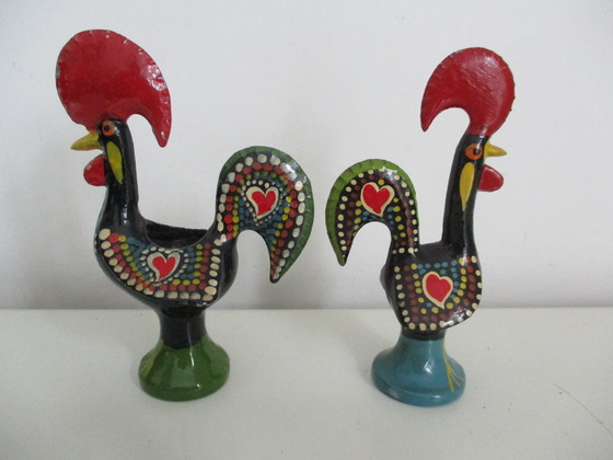 Image 1 of 5 Stück Portugiesische Barcelos-Hähne