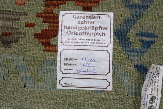 Image 1 of Original Old Style Kelim Afghan 148 X 102 Cm Top Zustand