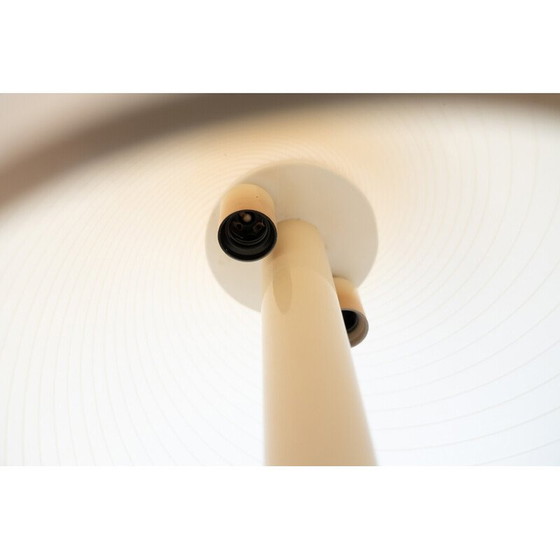 Image 1 of Vintage Space Age Pilzlampe aus Aluminium und Glas von Steinhauer, 1970