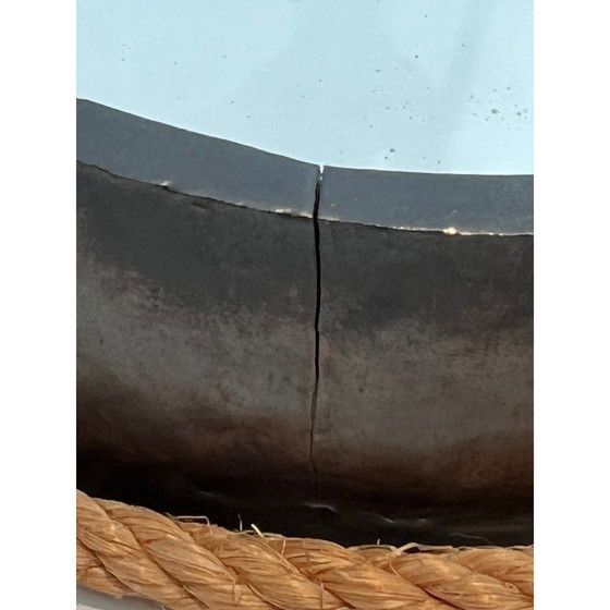 Image 1 of Vintage-Spiegel aus Keramik und Seil, 1970