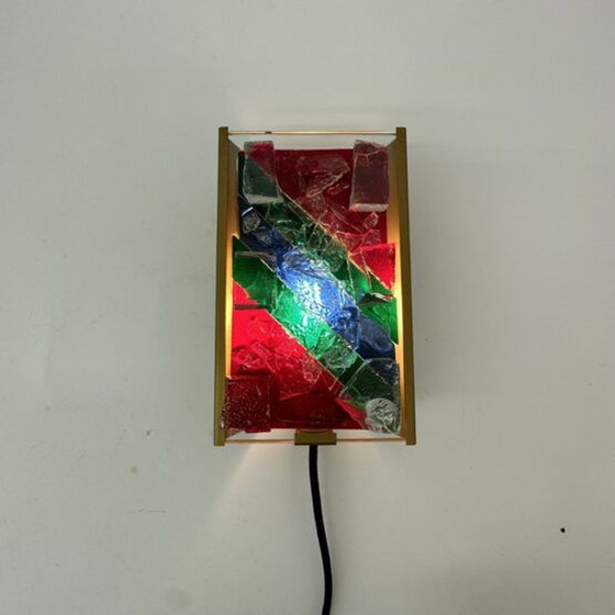 Image 1 of Cosack Leuchten Glas Wandleuchte Sconce, 1970er Jahre