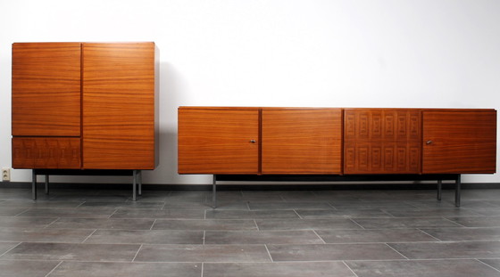 Image 1 of Außergewöhnliche Musterring-Credenza aus Palisanderholz