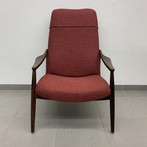 LOUNGE CHAIR VON HARTMUT LOHMEYER FÜR WILKHAHN, 1950ER JAHRE