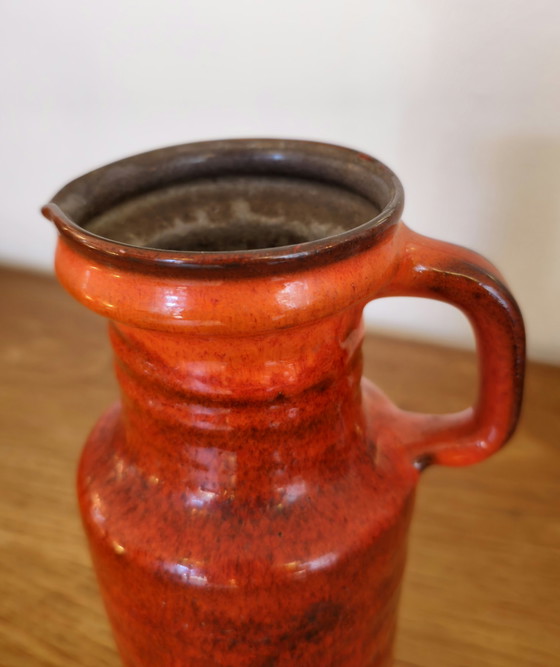 Image 1 of Orange Vase Vase Ohrvase Jaap Ravelli 1960er Jahre