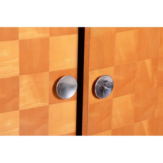Image 1 of Vintage Art Deco Schrank in Ahorn und Nussbaum von J. Halabala für Up Zavody, Tschechoslowakei 1930