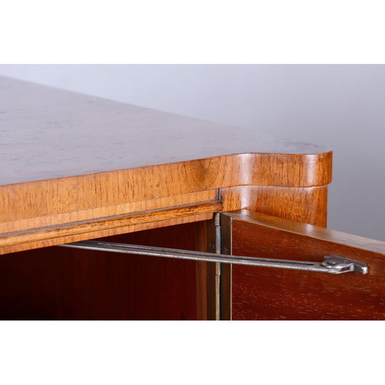 Image 1 of Vintage Art Deco Schrank in Ahorn und Nussbaum von J. Halabala für Up Zavody, Tschechoslowakei 1930