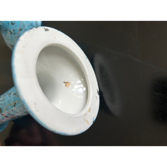 Image 1 of Paar Vintage-Porzellan-Kerzenhalter von Cb, 1980