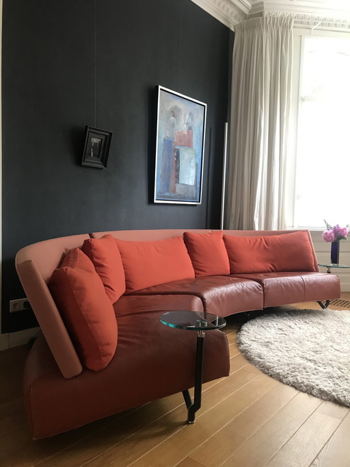 Montis Baku Sofa aus drei miteinander verbundenen Elementen. Designer Niels Berntsen.