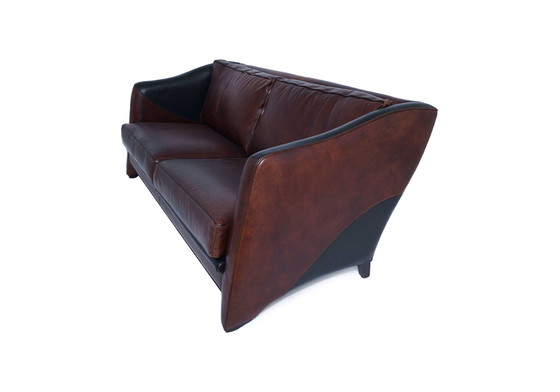 Image 1 of Art Deco Zweisitzer-Sofa Mol & Geurts renoviert