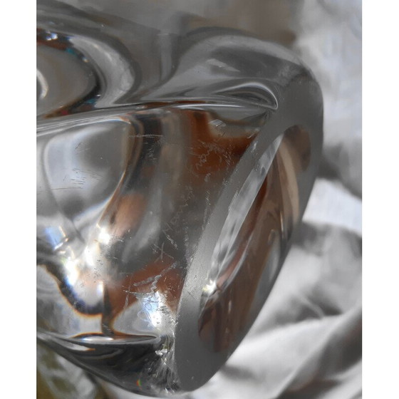 Image 1 of Gegossene Kristallvase von Daum, 1960