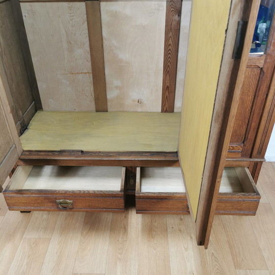 Image 1 of Antiker Kleiderschrank, Garderobenschrank, Spiegelschrank. Abnehmbar