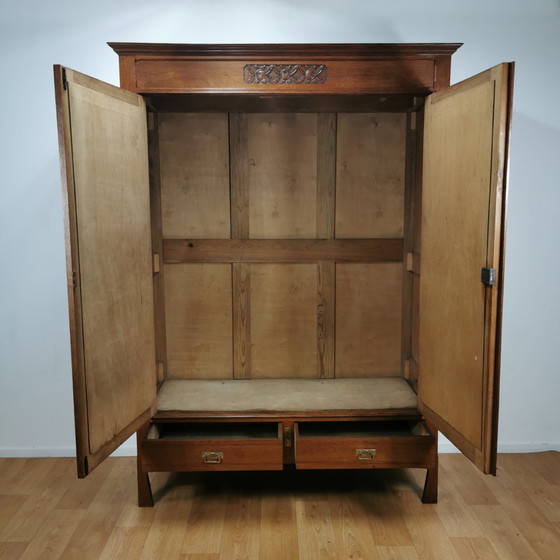 Image 1 of Antiker Kleiderschrank, Garderobenschrank, Spiegelschrank. Abnehmbar