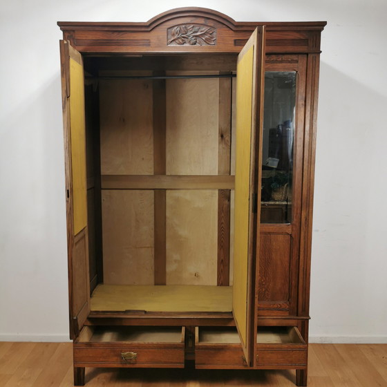 Image 1 of Antiker Kleiderschrank, Garderobenschrank, Spiegelschrank. Abnehmbar