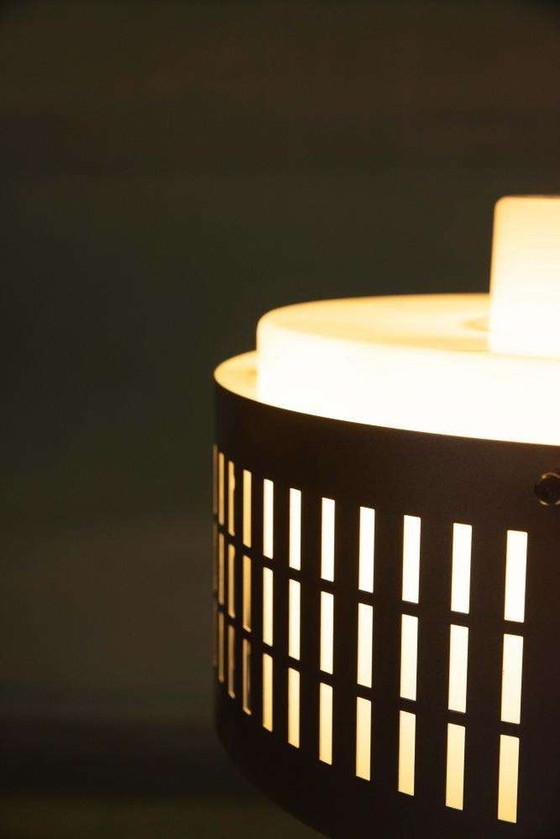 Image 1 of Minimalistische 70er Jahre Pendelleuchte Aluminium, Midmod Pendelleuchte