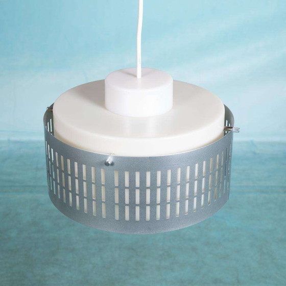 Image 1 of Minimalistische 70er Jahre Pendelleuchte Aluminium, Midmod Pendelleuchte