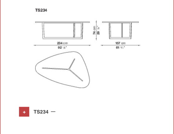 Image 1 of B&B Italia Sieben Tisch in Eiche Grau LP € 6538