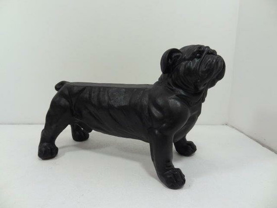 Image 1 of Moderner Beistelltisch, Fußhocker 'Bulldog'